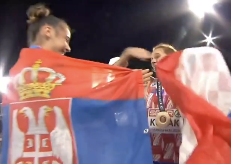 Sari Kolak u slavlju prišla srpska atletičarka koju je pobijedila. Ono što je uslijedilo postalo je hit u regiji
