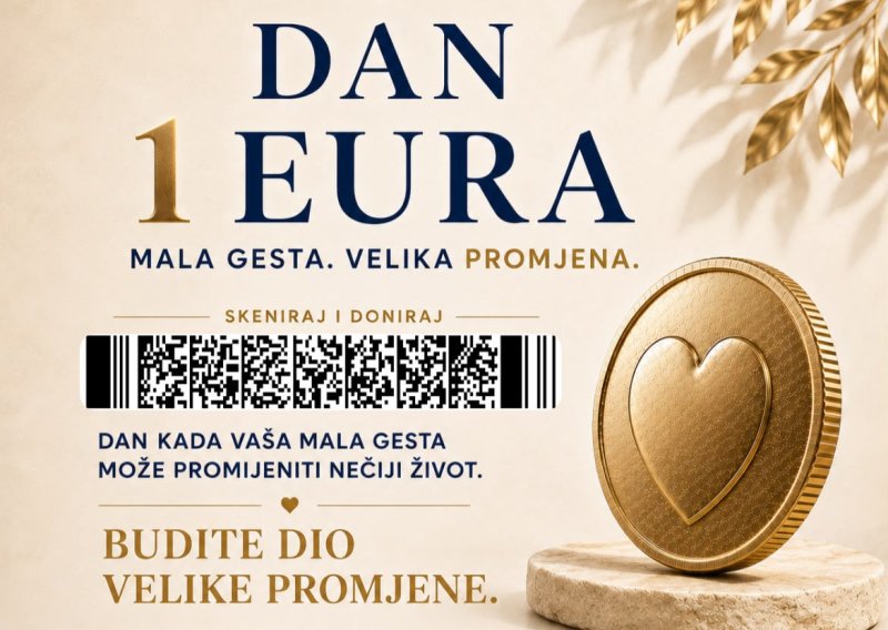 Ponovno pokrenuta akcija 'Dan 1 eura', od terapija za djecu do pomoći nakon požara u Omišu