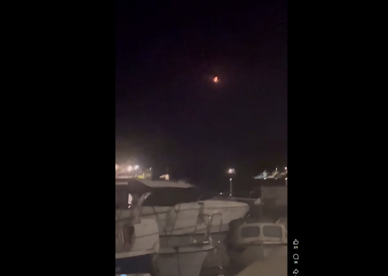 VIDEO Bivši profesionalni vojnik kod Trogira u zrak puštao zapaljene lampione
