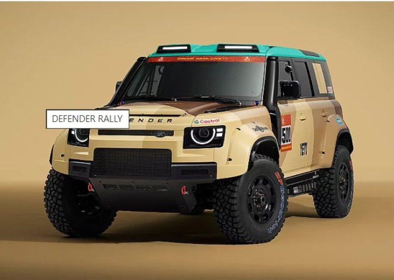 Pobijedio je Dakar, a sada ga možete registrirati: Land Rover napravio brutalni Defender s V8 motorom