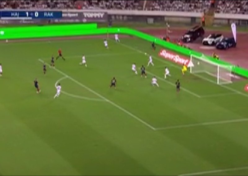 Šok na Poljudu! Pogledajte kako je Hajduk primio gol protiv Rakowa