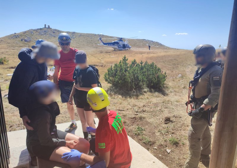 Drama na Dinari: Planinarka pala i ozlijedila glavu, spašavali je helikopterom