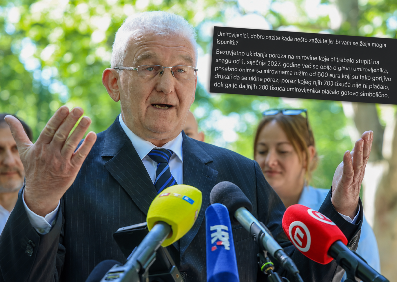 Špika: Ukidanje poreza već se obija o glavu umirovljenika koji su gorljivo drukali za to