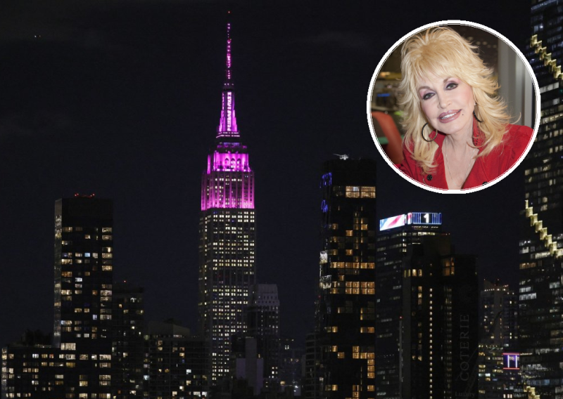 Mnogi se i dalje opraštaju od voljene Dolly Parton: Empire State Building zasjao ružičasto u njezinu čast