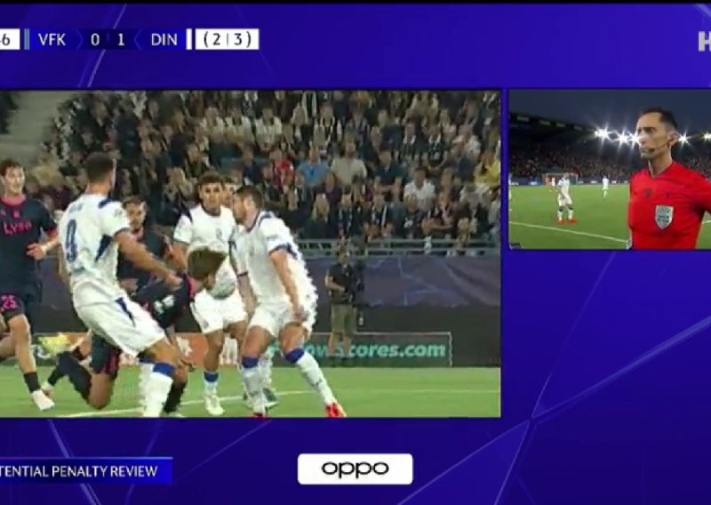 Dinamo poveo, a onda je VAR sve promijenio: Pogledajte sporni penal za 1:1