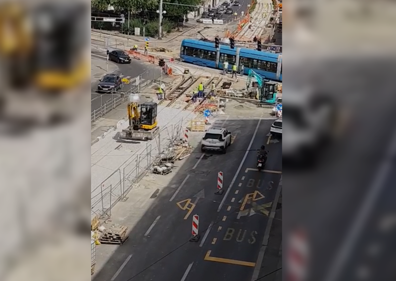 VIDEO Kako napreduju radovi na rekonstrukciji tramvajske pruge u Zvonimirovoj?