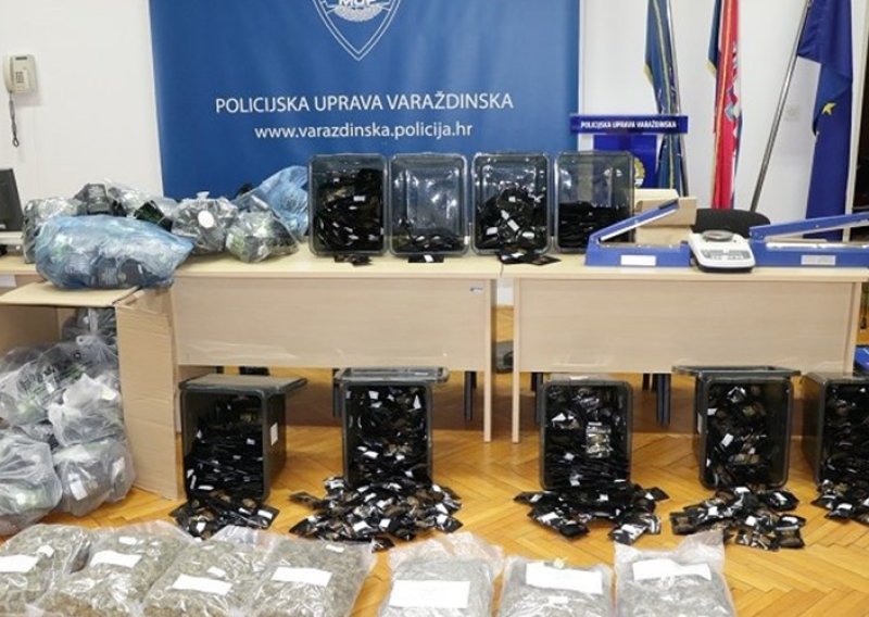 Varaždinska policija u akciji: Pronašli preko 14 kilograma konoplje u trgovini