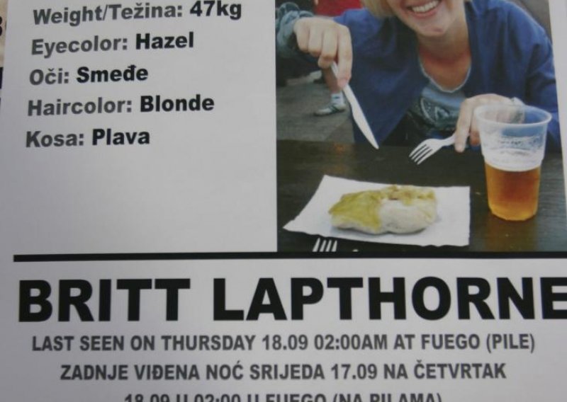 Policija promijenila stav o smrti Britt Lapthorne