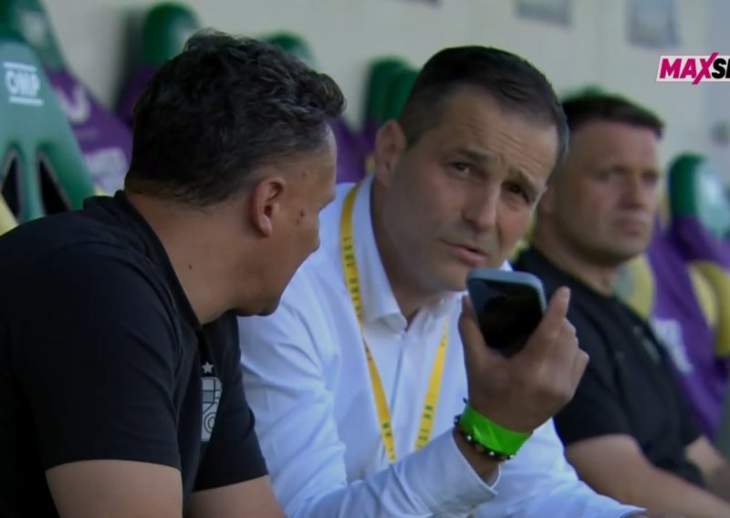 O čemu su pričali Kovačević i sportski direktor? Pogledajte kako su reagirali kad su vidjeli kamere