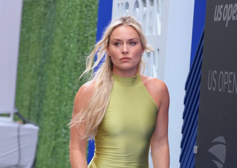 Zelena rapsodija na US Openu: Lindsey Vonn u pripijenoj haljini s naborima pokazala figuru za čistu desetku