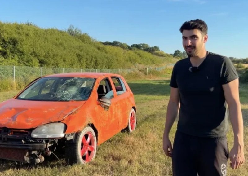Pogledajte kako su uništavali Volkswagen Golf 24 sata: Tek deveti test ga je dokrajčio