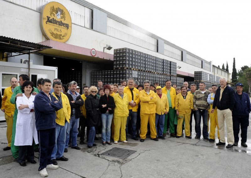 Radnici zauzeli Jadransku pivovaru Split