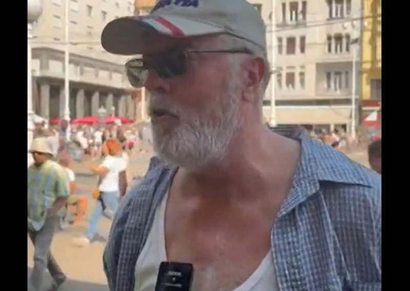 VIDEO Poznata zadarska faca na prosvjedu za Liku: 'Odavno govorim da voda nije za ljude'