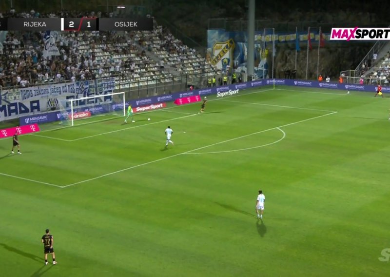 Pogledajte najbizarniji gol ove sezone u SHNL-u: Trener Osijeka divljao, a igrač nije mogao vjerovati što je napravio