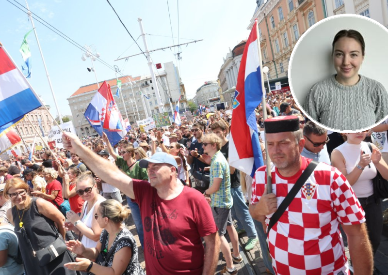Iva Dim tvrdi da joj nisu dali da govori na prosvjedu za Liku jer je tražila odgovornost Vlade