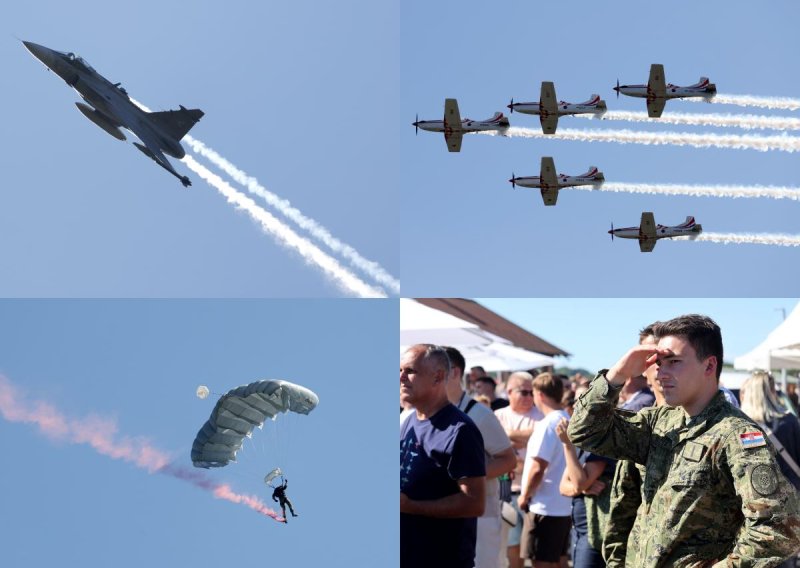 FOTO Zračni spektakl u Zagorju: Pogledajte Rafale, Black Hawk i Krila Oluje u akciji