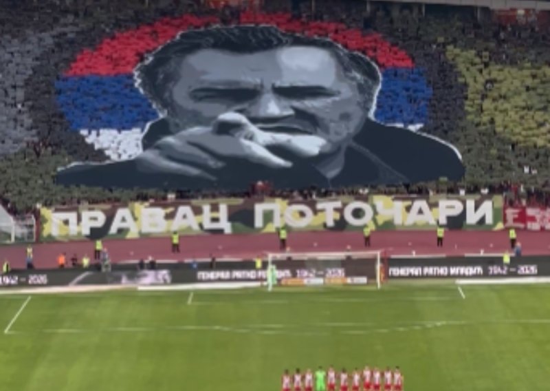 Navijači Zvezde šokirali jezivom koreografijom, a onda ju je objavio i klub: 'Pravac Potočari'