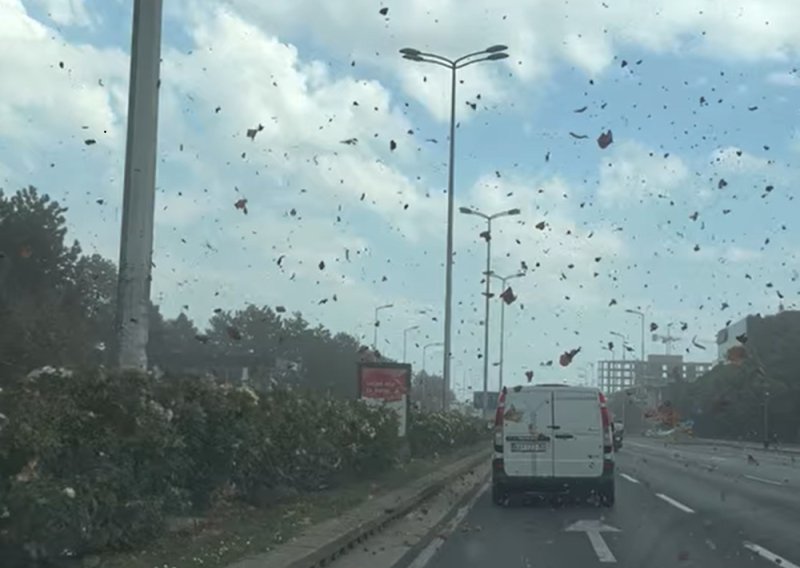 VIDEO Oluja stigla u Hrvatsku: U okolici Zagreba vjetar otpuhao krov doma za starije