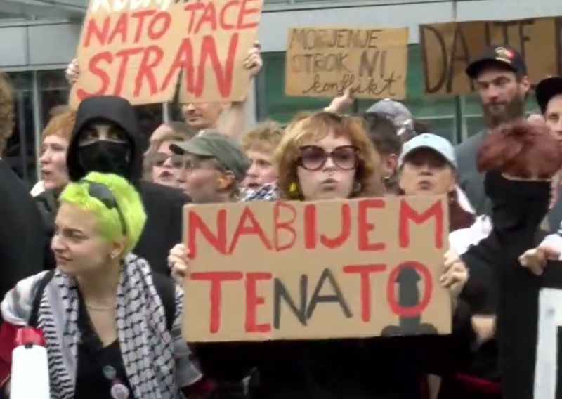 Burno u Ljubljani, prosvjednici spremaju 'doček' izraelskom ministru: 'Spalite NATO!'