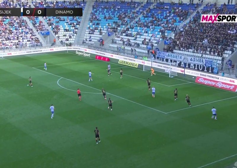 Pogledajte kako je fantastični Osijek nakon sjajne akcije šokirao zbunjeni Dinamo