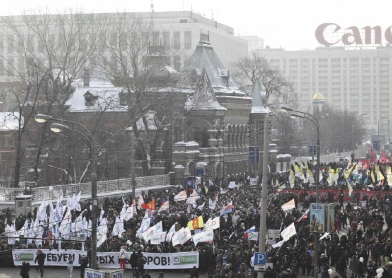 Na 'sibirskoj zimi' preko 200 tisuća prosvjednika!