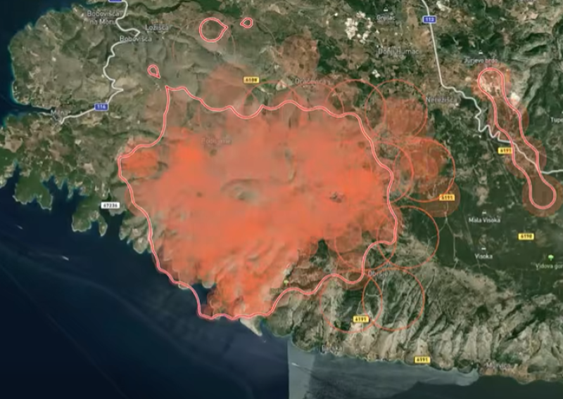 VIDEO Strašne snimke iz svemira: Pogledajte kako se brački požar širio od četvrtka do danas