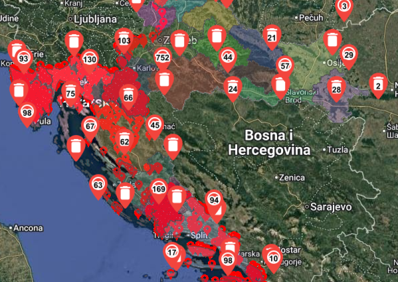 Hrvatska se crveni od otpada: Više od 21.000 prijava, tisuće još neobrađene