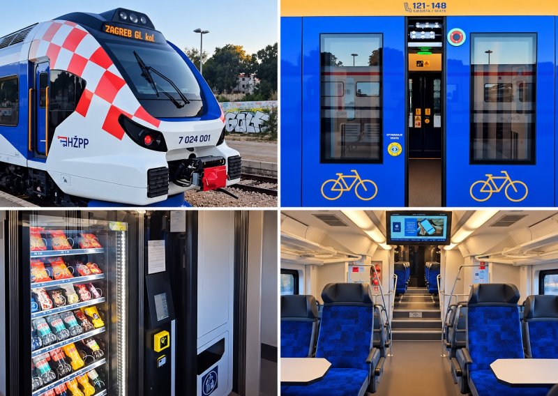 FOTO/VIDEO Pušten u promet prvi novi elektrodizelski vlak Split – Zagreb: Pogledajte što sve nudi ponos HŽ-a