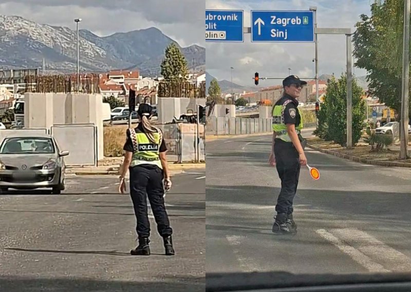 Simpatična policajka iz Solina ponovno osvaja mreže: 'Žena, majka, kraljica raskrižja'