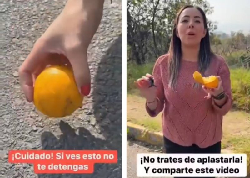 Vidite naranče razbacane po cesti? Nemojte ih pregaziti, iza svega se može kriti opasan trik lopova