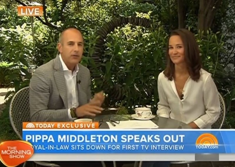 Pippa Middleton dala svoj prvi TV intervju