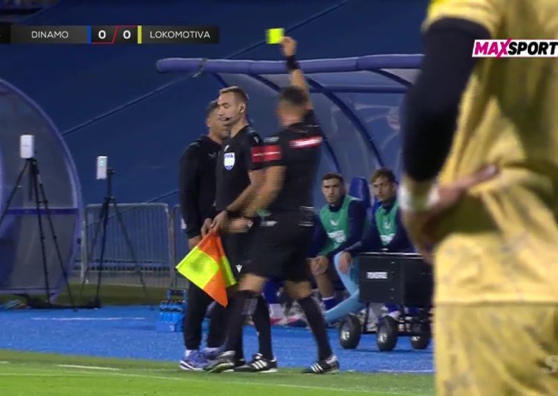 Kolarić poništio gol Dinama i kaznio Kovačevića, a onda ga je pozvao VAR: Pogledajte što se dogodilo