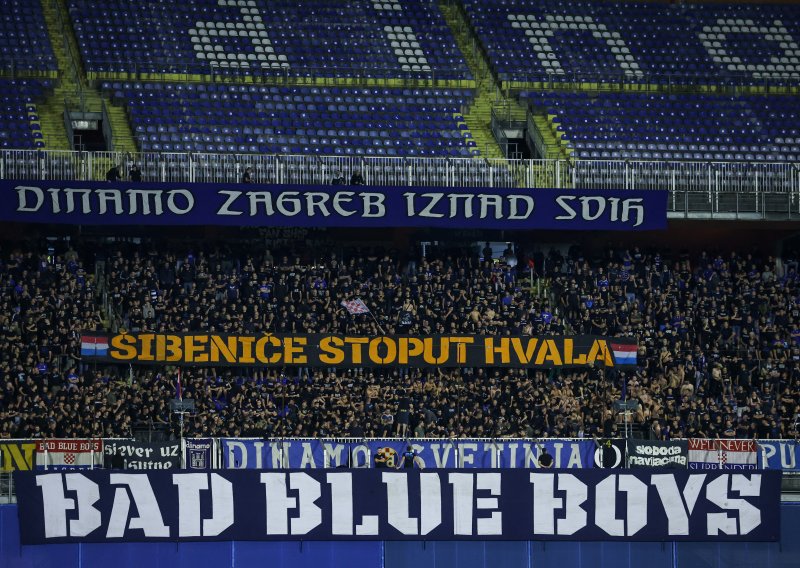 'Šibeniče stoput hvala': Pogledajte što su Bad Blue Boysi napravili u 35. minuti