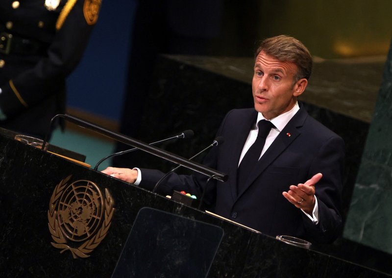 Macron usred New Yorka opleo po Trumpu: 'Ne smijemo dopustiti povratak zakonu džungle'