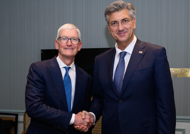 Plenković se u New Yorku sastao s Timom Cookom, predstavio mu hrvatske tehnološke adute