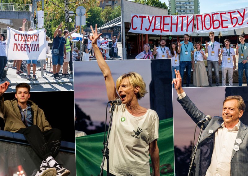 Tri poljupca s tri prsta u zraku: Mogu li srpski studenti poništiti zlo simbola koji izluđuju Hrvate?