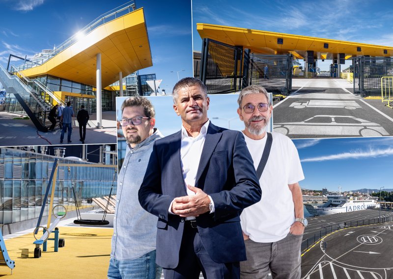 FOTO Prvi smo obišli novi terminal splitske luke: 21 milijun eura, golem granični prijelaz i spektakl na krovu