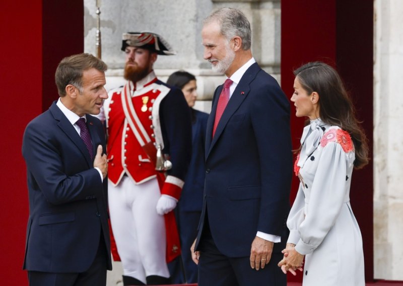 Macron u Španjolskoj dočekan kraljevskim počastima