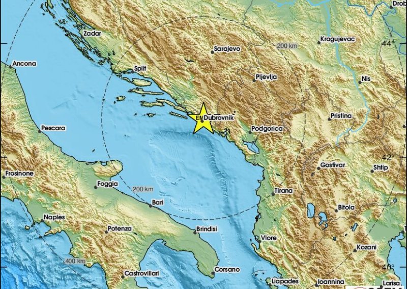 Zatreslo se u Dubrovniku: 'Kratko, ali je drmnulo dobro'