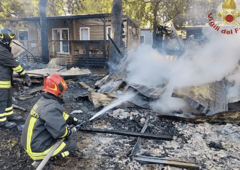 Požar u kampu Bella Italia: Jedna osoba teško opečena, pomoć zatrebalo 24 ljudi