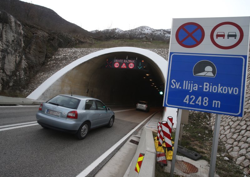 Važna obavijest vozačima: Zatvara se tunel Sveti Ilija, promet neće biti moguć mjesecima