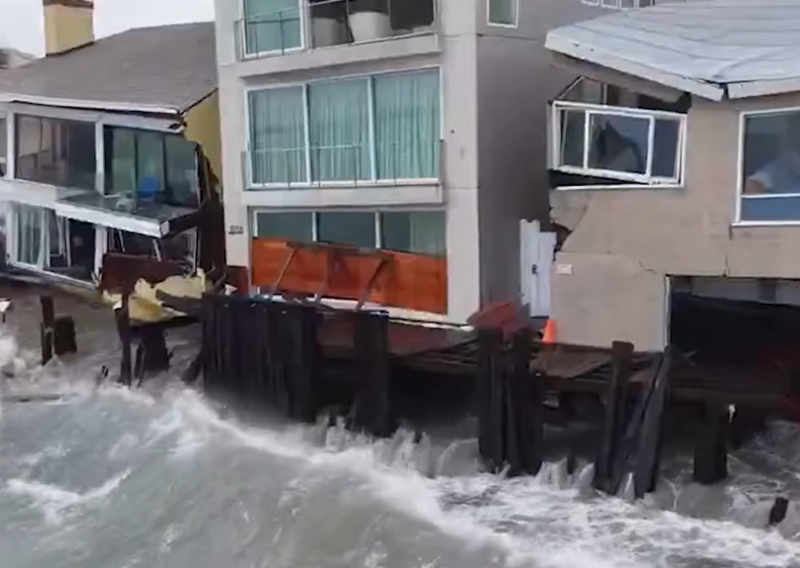 VIDEO Tropska oluja razorila Long Beach: Šetnica nestala, ugrožene kuće vrijedne milijune