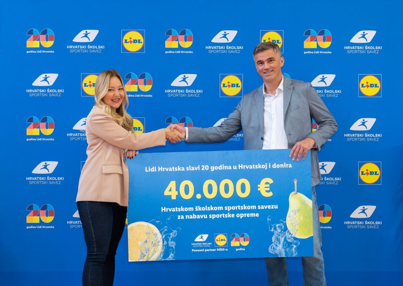 20 godina Lidla u Hrvatskoj: donacija od 40.000 eura za školski sport