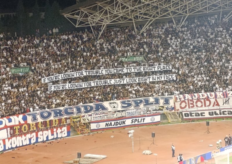 Torcida poslala znakovitu poruku: Znate li odakle su ovi stihovi?