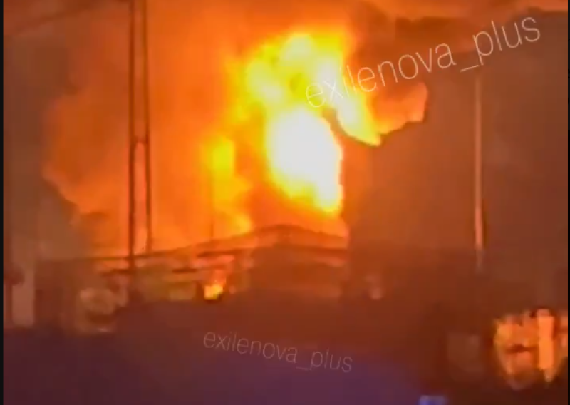 VIDEO Sankt Peterburg pod masovnim napadom dronova: Snažne eksplozije, gori naftni terminal, ima mrtvih