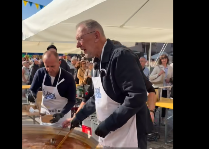 VIDEO Pogledajte kako se Davor Božnović snašao u novoj ulozi: 'Treba miješati, stalno miješati'