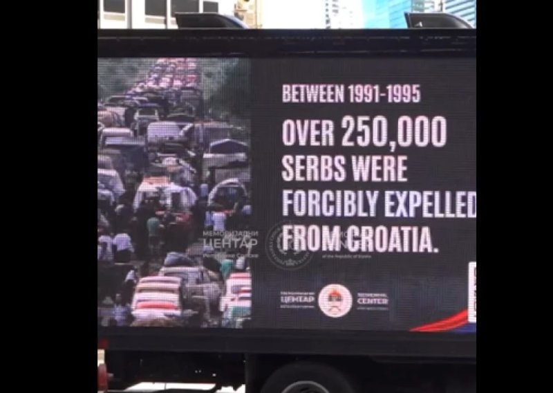 Chicagom kružili kamioni s porukama o srpskim žrtvama, sve je platila Republika Srpska