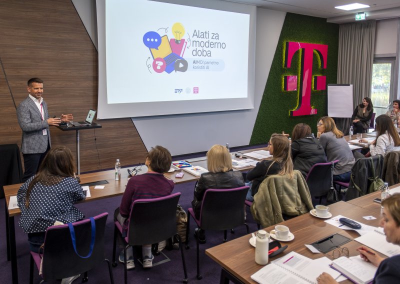 Hrvatski Telekom i ERF pokreću Program 'Alati za moderno doba – AIMO! pametno koristiti AI'