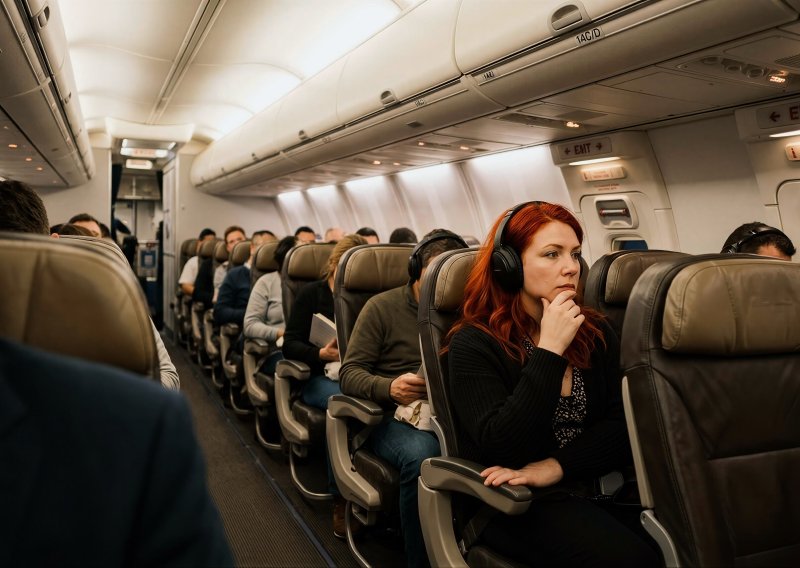 Putnica u avionu pronašla neobičan način da se zaštiti od nametljivog susjeda: Internet se podijelio