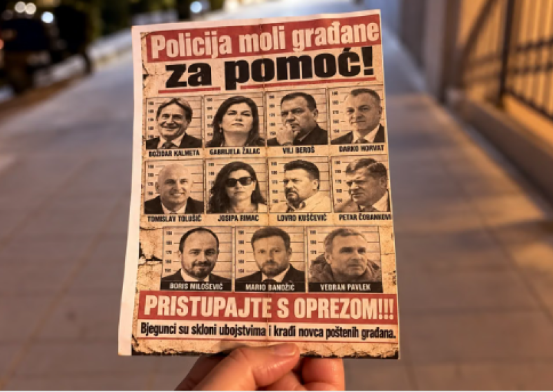 U Splitu osvanuo neobičan plakat: 'Policija moli građane za pomoć!'